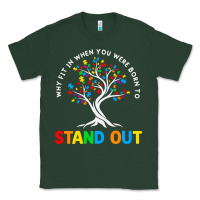 Sports Green Why Fit In Autism Awareness Classic Tee - CowhideDigitalArt