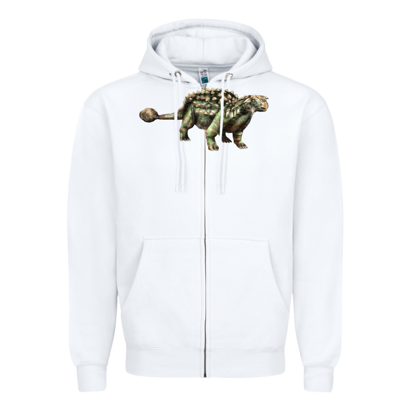 Ankylosaurus T-rex Zipper Hoodie by LillyAllenDesigns | Teevron