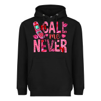 Black call me never Heavyweight Hoodie - NancyCooperArtShop