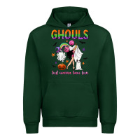 Forest Green Ghouls just wanna have fun Urban Hoodie - NancyCooperArtShop