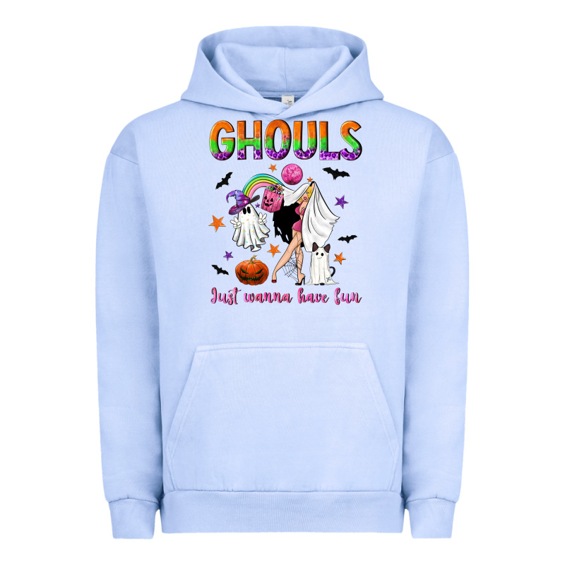 Ghouls Just Wanna Have Fun Urban Hoodie by NancyCooperArtShop | Teevron