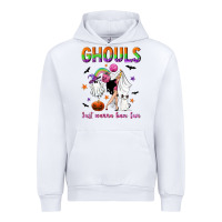 White Ghouls just wanna have fun Urban Hoodie - NancyCooperArtShop
