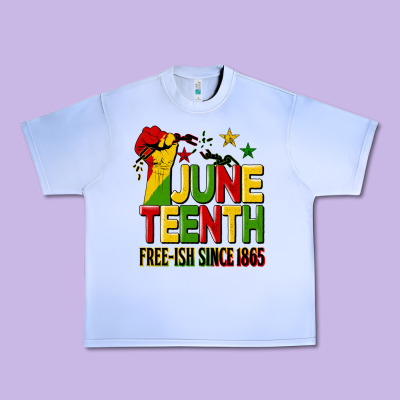 Juneteenth Fist Free Ish Since 1865 Urban Heavy Tee Designed By Hra Design Shop