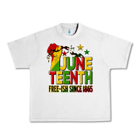 Lunar Rock juneteenth fist free ish since 1865 Urban Heavy Tee - HRA Design Shop
