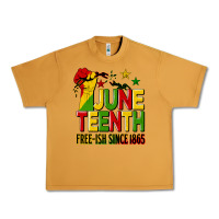 Peanut Butter juneteenth fist free ish since 1865 Urban Heavy Tee - HRA Design Shop
