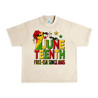 Sandshell juneteenth fist free ish since 1865 Urban Heavy Tee - HRA Design Shop