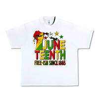 White juneteenth fist free ish since 1865 Urban Heavy Tee - HRA Design Shop