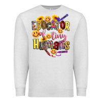 Oatmeal Heather educator of tiny humans Premium Sweatshirt - NancyCooperArtShop