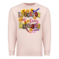 Pale Pink educator of tiny humans Premium Sweatshirt - NancyCooperArtShop