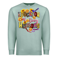 Seafoam educator of tiny humans Premium Sweatshirt - NancyCooperArtShop