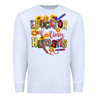 White educator of tiny humans Premium Sweatshirt - NancyCooperArtShop