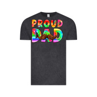 Vintage Black proud dad Vintage Tee - HRA Design Shop