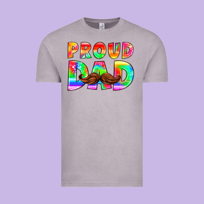 Proud Dad Vintage Tee Designed By Hra Design Shop