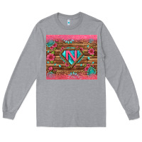 Heather Grey super nurse tumbler Long Sleeve Tee - BundleAndBundleShop