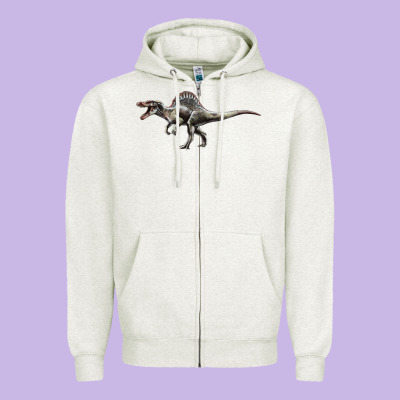 Spinosaurus Zipper Hoodie Designed By Lillyallendesigns