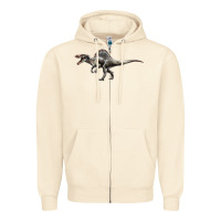 Sandshell Spinosaurus Zipper Hoodie - LillyAllenDesigns