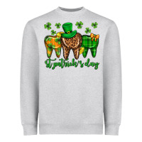 Heather Grey Dentist st. patricks day Heavyweight Sweatshirt - Neo Western
