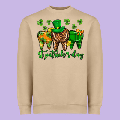 Dentist St. Patricks Day Heavyweight Sweatshirt Designed By Neo Western