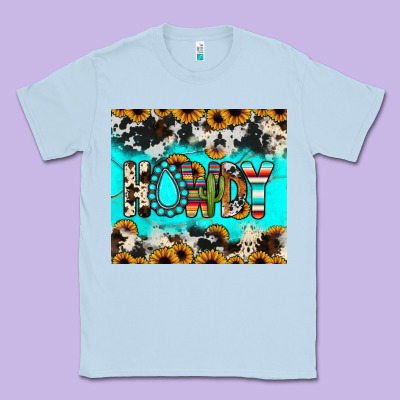 Howdy Classic Tee Designed By Jahusdesignshop