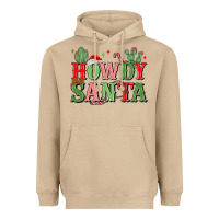 Mushroom howdy santa Heavyweight Hoodie - MaliasSmallBusiness