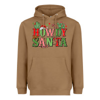 Toasted Coconut howdy santa Heavyweight Hoodie - MaliasSmallBusiness