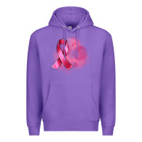 Purple breast cancer custom name Premium Hoodie - Artiststas