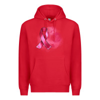 Red breast cancer custom name Premium Hoodie - Artiststas