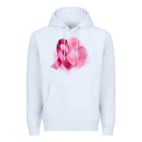White breast cancer custom name Premium Hoodie - Artiststas