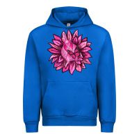 Cobalt Breast Cancer Sunflower Urban Hoodie - texasbilliewilder