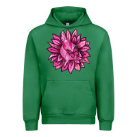 Emerald Breast Cancer Sunflower Urban Hoodie - texasbilliewilder