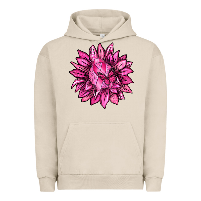 Breast Cancer Sunflower Urban Hoodie by texasbilliewilder | Teevron