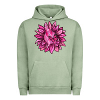 Pigment Oil Green Breast Cancer Sunflower Urban Hoodie - texasbilliewilder