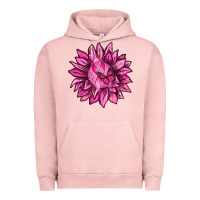 Pigment Salmon Breast Cancer Sunflower Urban Hoodie - texasbilliewilder