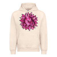 Sandshell Breast Cancer Sunflower Urban Hoodie - texasbilliewilder