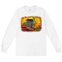 White cross sunset backgraund Long Sleeve Tee - JahusDesignShop