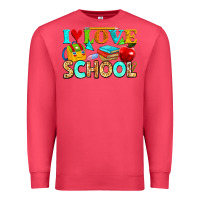 Cardinal i love school Premium Sweatshirt - NancyCooperArtShop