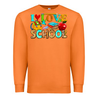 Carrot i love school Premium Sweatshirt - NancyCooperArtShop