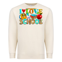 Sandshell i love school Premium Sweatshirt - NancyCooperArtShop