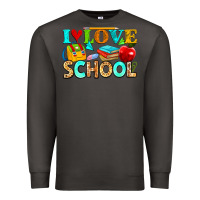 Smoke i love school Premium Sweatshirt - NancyCooperArtShop