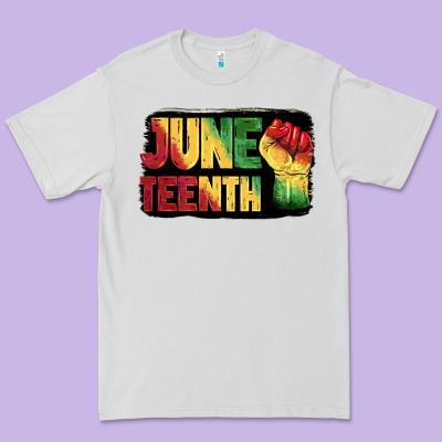 Juneteenth Premium Tee Designed By Barkaloodesign