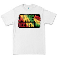 White juneteenth Premium Tee - BarkalooDesign