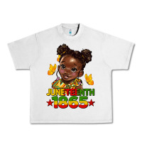 Lunar Rock juneteenth 1865 afro girl Urban Heavy Tee - HRA Design Shop