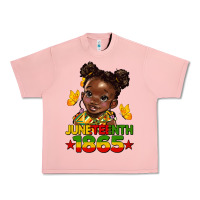 Juneteenth 1865 Afro Girl Urban Heavy Tee | Teevron