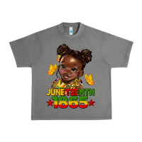 Tornado juneteenth 1865 afro girl Urban Heavy Tee - HRA Design Shop