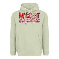 Matcha my cat is my valentine Heavyweight Hoodie - NancyCooperArtShop
