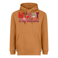 Meerkat my cat is my valentine Heavyweight Hoodie - NancyCooperArtShop