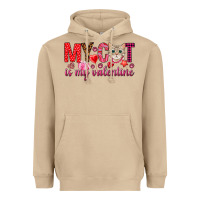 Mushroom my cat is my valentine Heavyweight Hoodie - NancyCooperArtShop