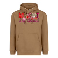 Toasted Coconut my cat is my valentine Heavyweight Hoodie - NancyCooperArtShop