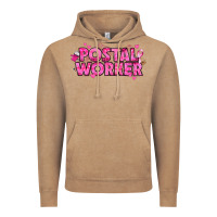Vintage Coffee Breast Cancer Postal Worker Vintage Hoodie - texasbilliewilder