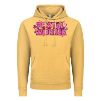 Vintage Mustard Breast Cancer Postal Worker Vintage Hoodie - texasbilliewilder